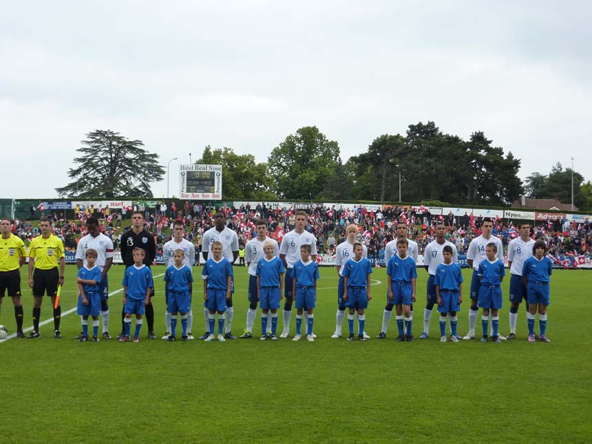 England U19s v Switzerland